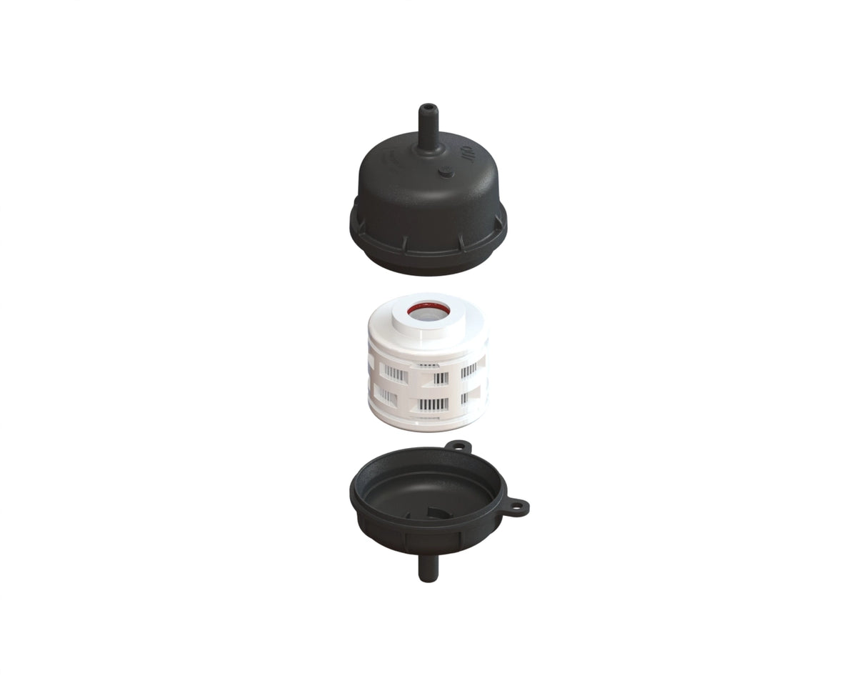 Illustration of a CLARITY Safe X3 filter showing its internal structur