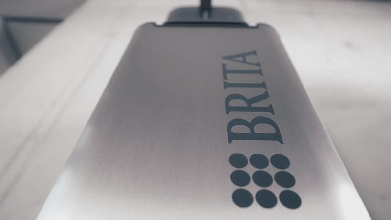 BRITA Top Compact water dispenser, showcasing the features as the small office hero.